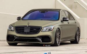 Mercedes-AMG S63 by Unlimited Wraps on Velos Wheels (VLS02)